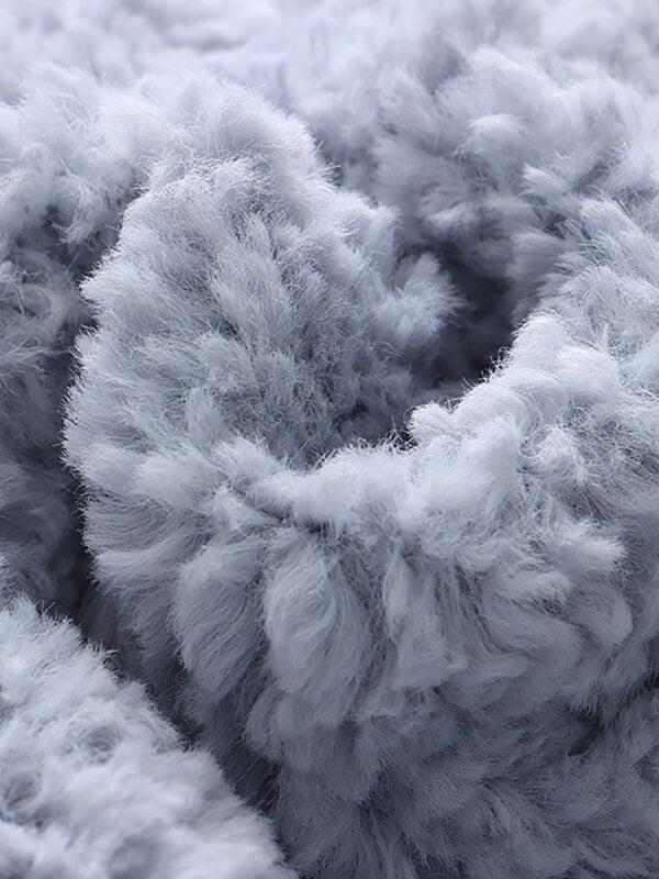 Airchics manteau imitation peau de mouton teddy boutonnage avec poches femme mode