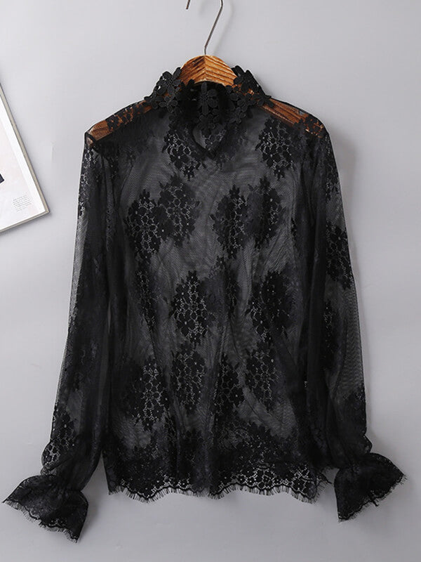 Airchics hauts dentelle manches évasées femme élégant