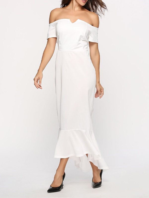 Airchics Robe De Smoking Mature Légère Et Sexy À Épaules Dénudées