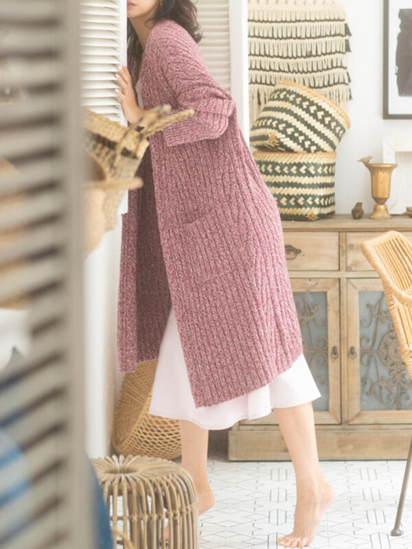 Airchics cardigans avec poches femme décontracté