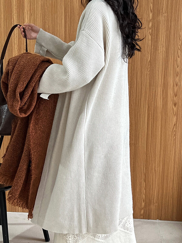 Airchics cardigans longue boutonsfemme décontracté