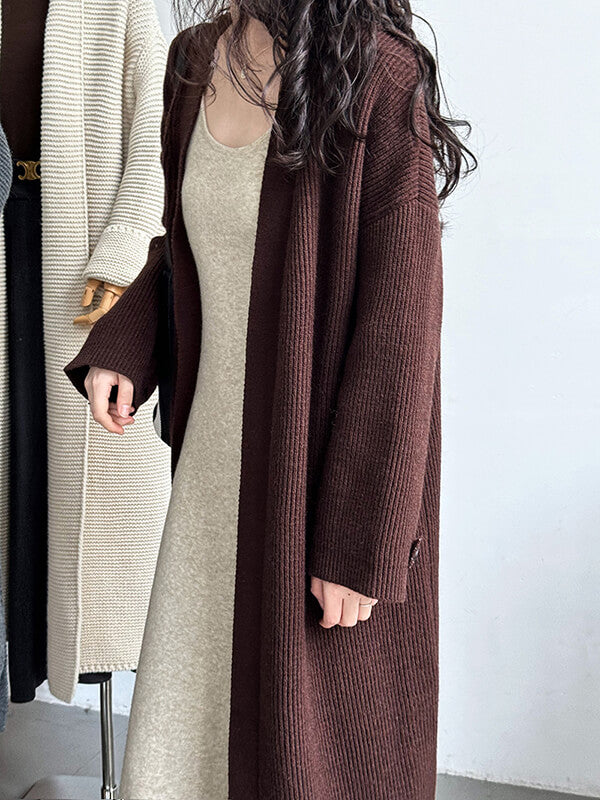 Airchics cardigans longue boutonsfemme décontracté