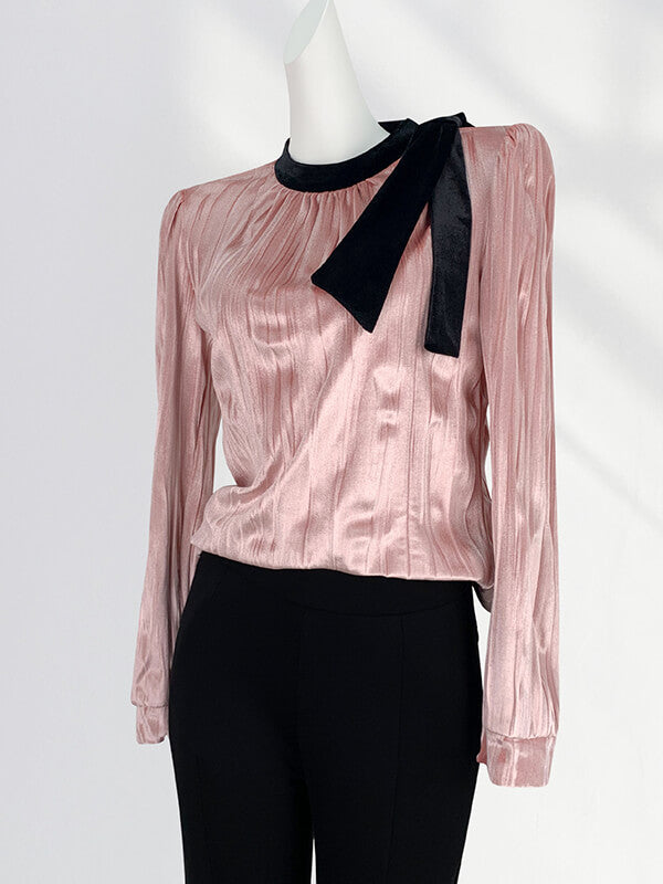 Airchics hauts velours noeud papillon femme élégant