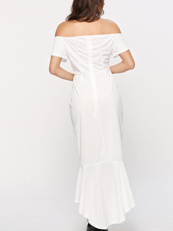 Airchics Robe De Smoking Mature Légère Et Sexy À Épaules Dénudées