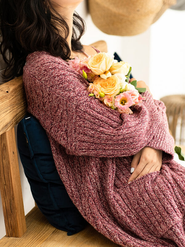 Airchics cardigans avec poches femme décontracté