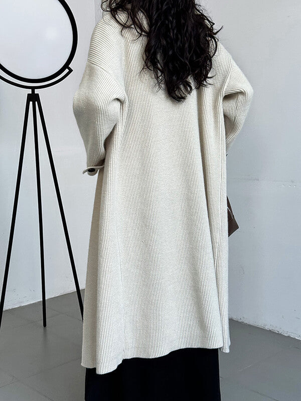 Airchics cardigans longue boutonsfemme décontracté