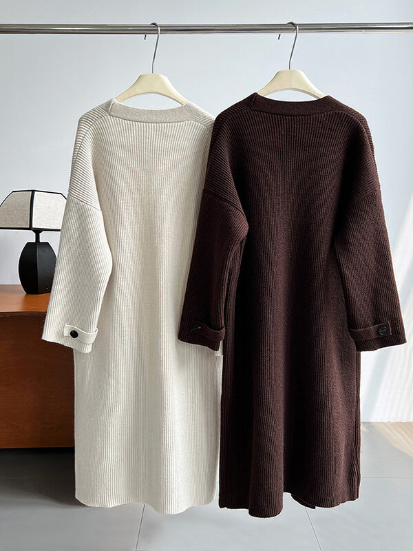 Airchics cardigans longue boutonsfemme décontracté