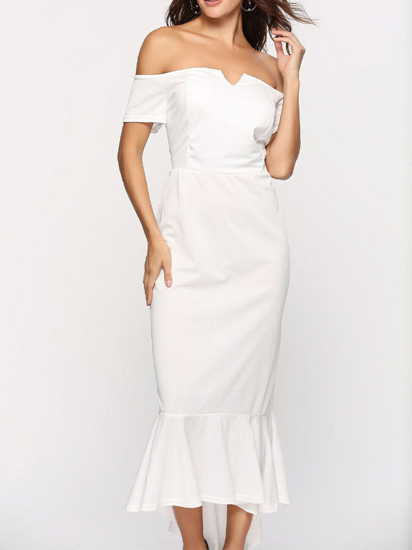 Airchics Robe De Smoking Mature Légère Et Sexy À Épaules Dénudées