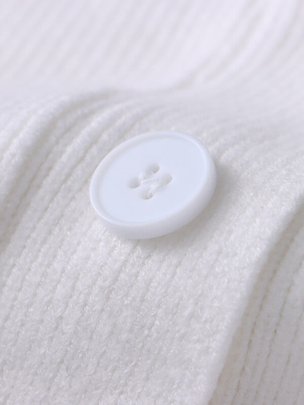 Airchics cardigans boutonnage v-cou manches longues femme mode