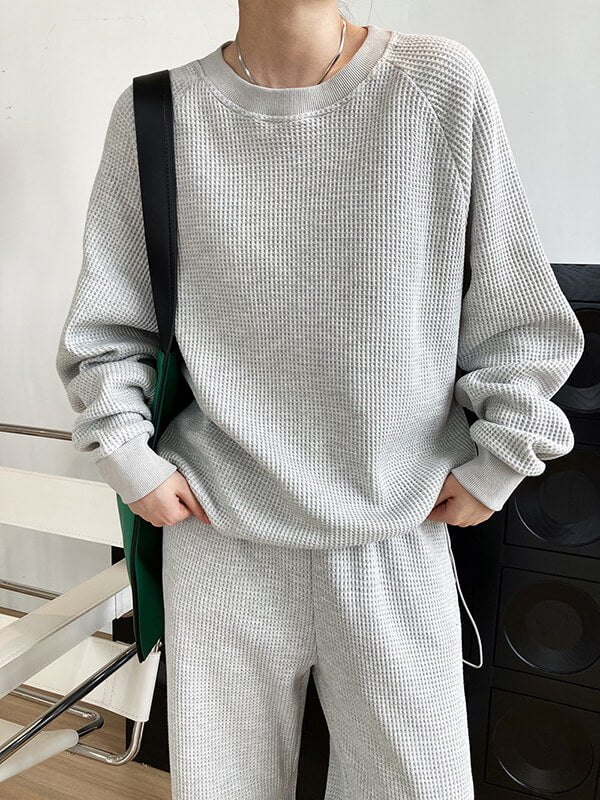 Airchics ensemble avec poches col rond femme décontracté