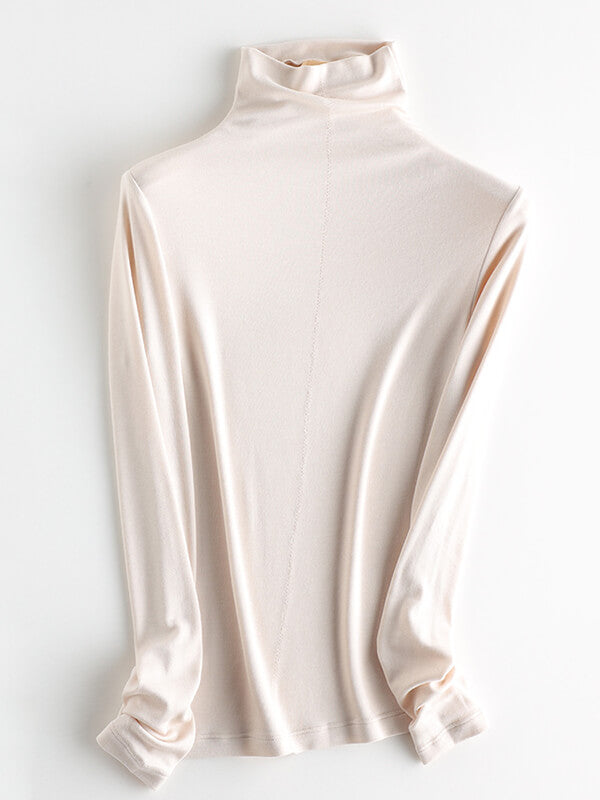 Airchics hauts laine col montant manches longues femme mode