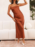 Airchics Robe De Demoiselle D'honneur Avec Poitrine Et Robe Sexy Dos Nu