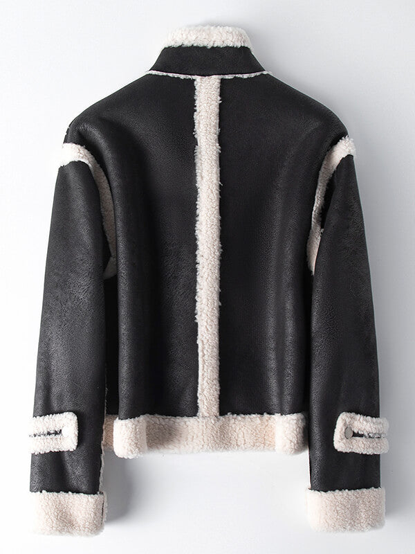 Airchics manteau aviateur boutonnage avec poches femme mode