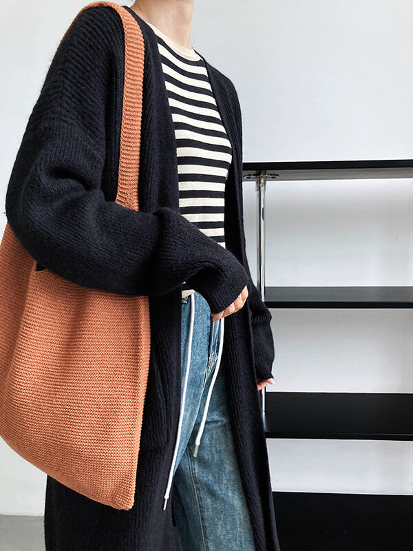 Airchics cardigans longue avec poches femme décontracté