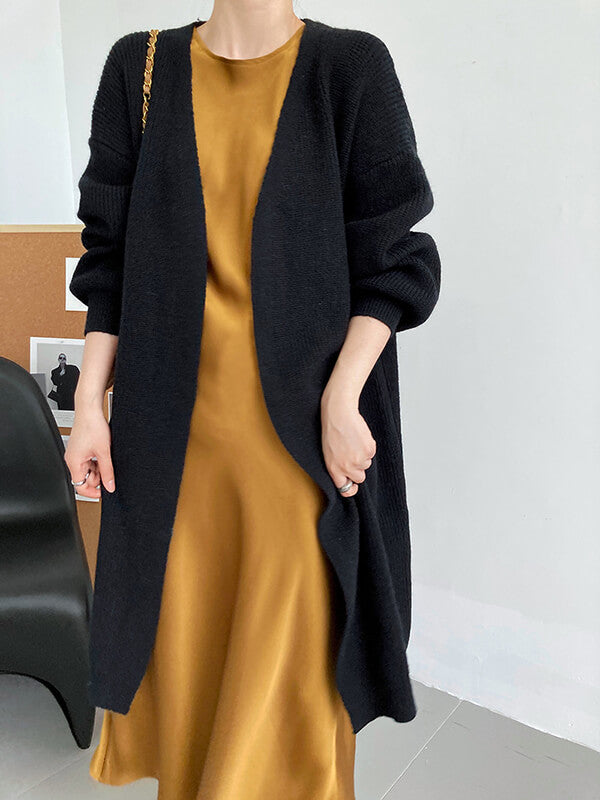 Airchics cardigans longue manches longues femme lâche décontracté