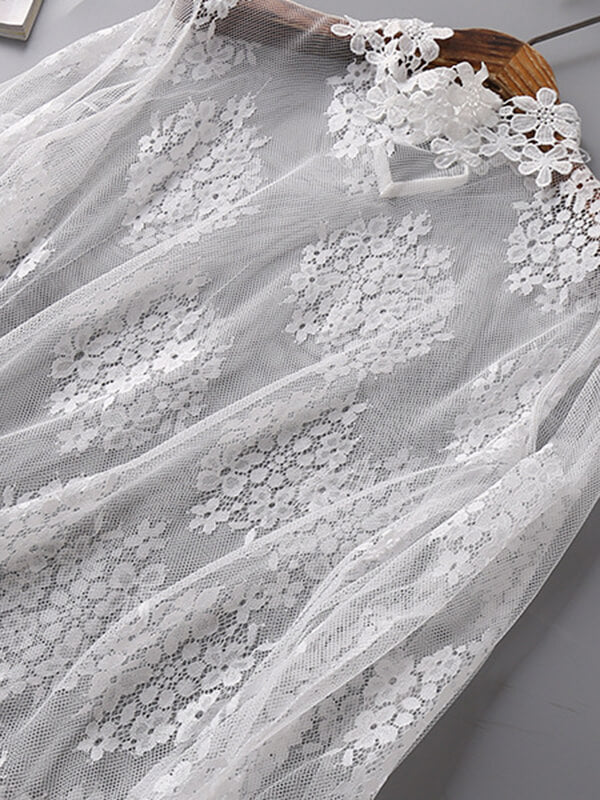 Airchics hauts dentelle manches évasées femme élégant