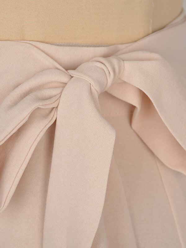 Airchics longue jupe peplum à volantée avec ceinture femme mode