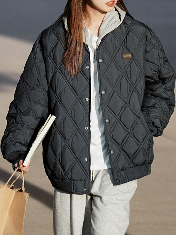 Airchics manteau boutonnage avec poches femme oversized