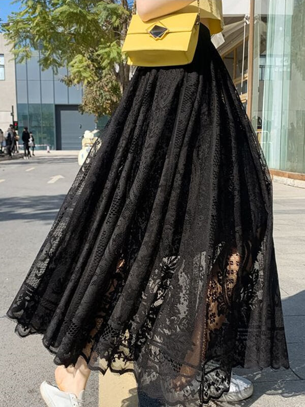 Airchics jupe longue dentelle femme élégant