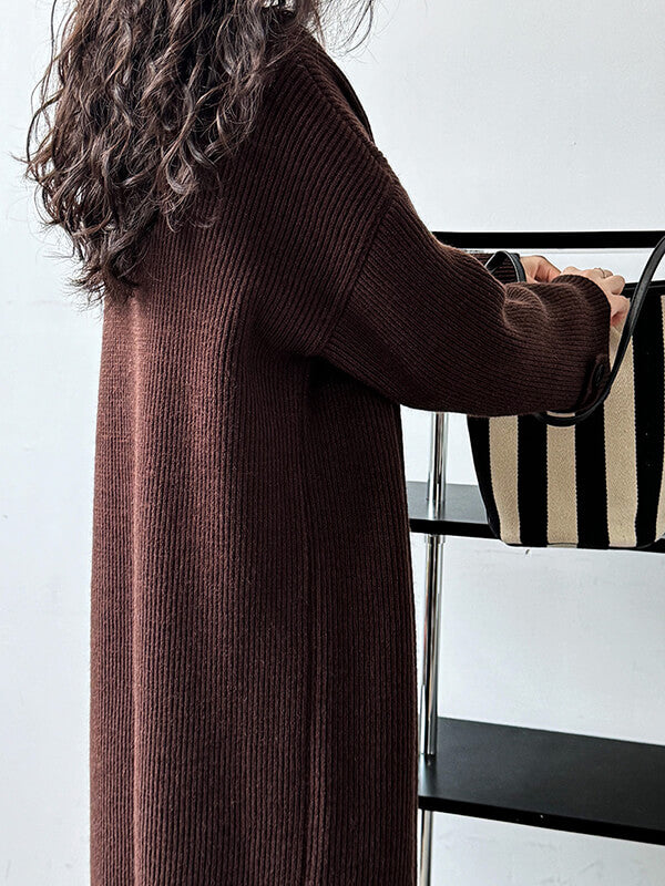 Airchics cardigans longue boutonsfemme décontracté