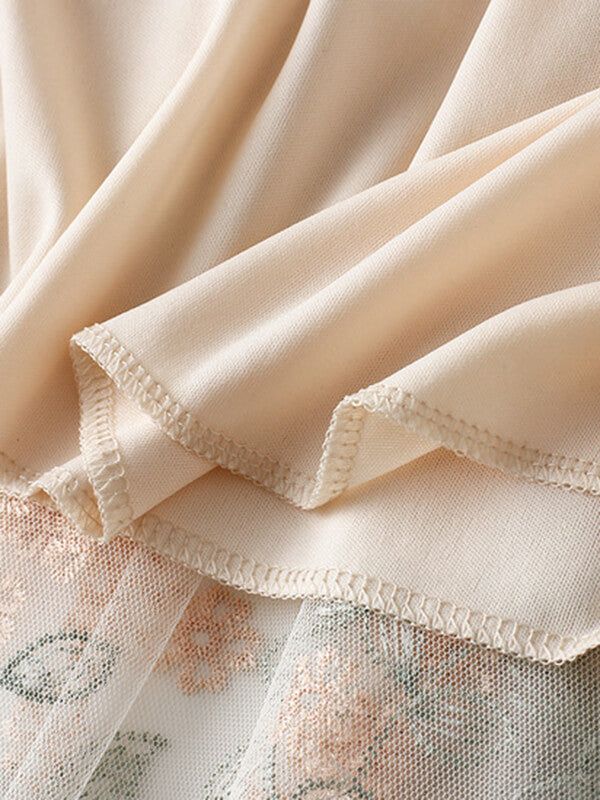 Airchics jupe longue tulle brodée fleurie élégant femme