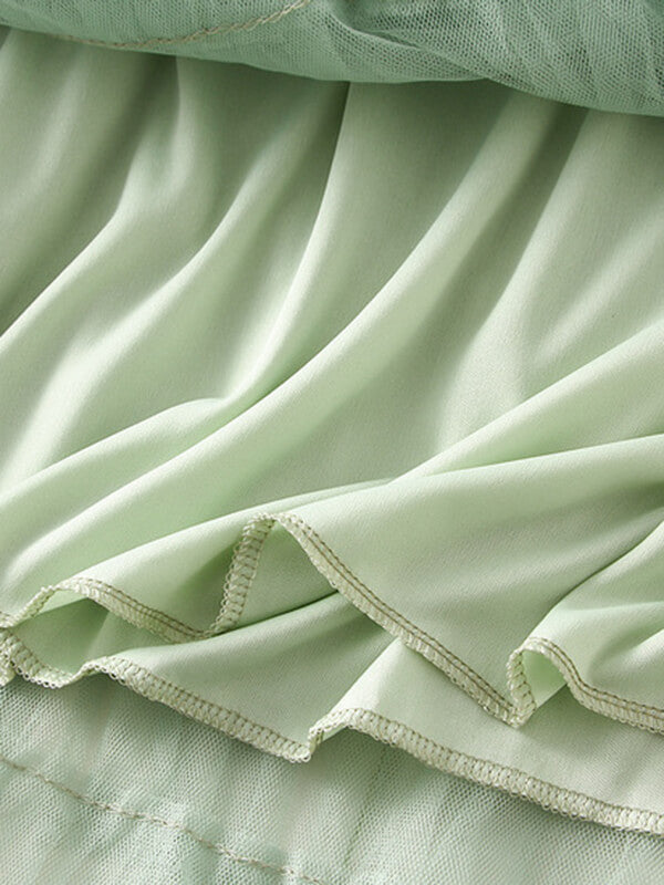 Airchics jupe longue tulle trapèze froufrou doux femme