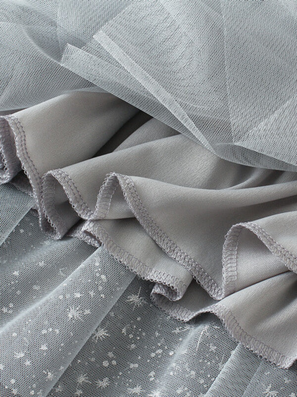 Airchics jupe longue trapèze bouffante tutu tulle brillante paillette mode femme