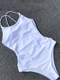 Airchics maillot de bain une pièce croisé dos nu mode femme