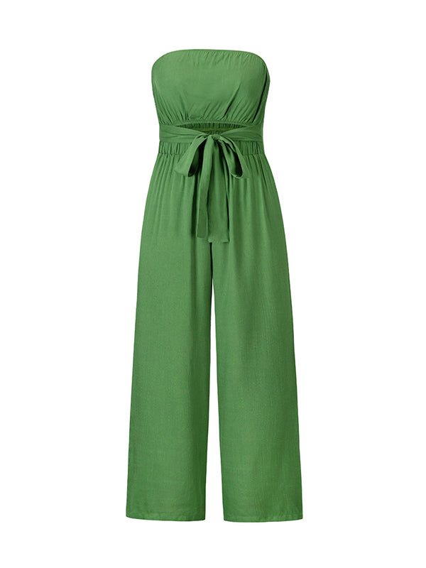 Airchics long combinaisons ceinture bustier taille haute mode plage