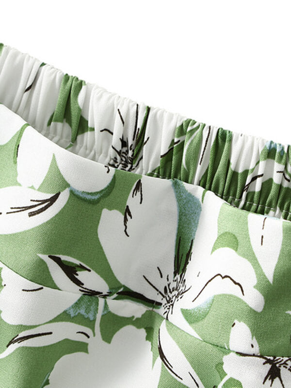 Airchics jupe longue trapèze imprimé à fleurie femme mode