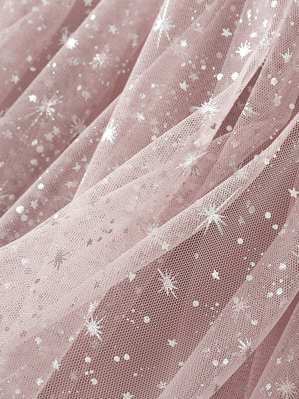 Airchics jupe longue trapèze bouffante tutu tulle brillante paillette mode femme