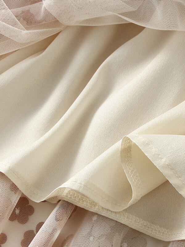 Airchics jupe longue tulle brodée fleurie femme mode