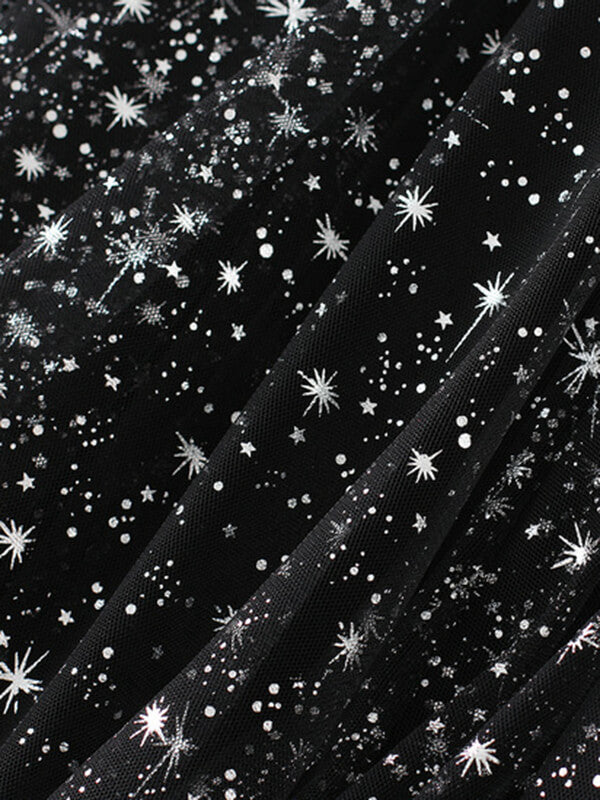 Airchics jupe longue trapèze bouffante tutu tulle brillante paillette mode femme