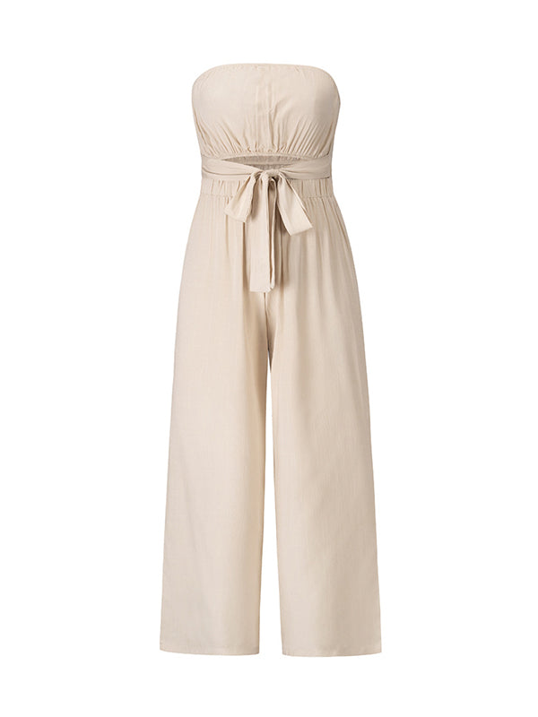 Airchics long combinaisons ceinture bustier taille haute mode plage