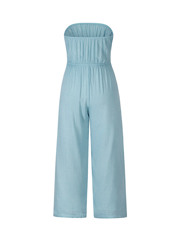 Airchics long combinaisons ceinture bustier taille haute mode plage