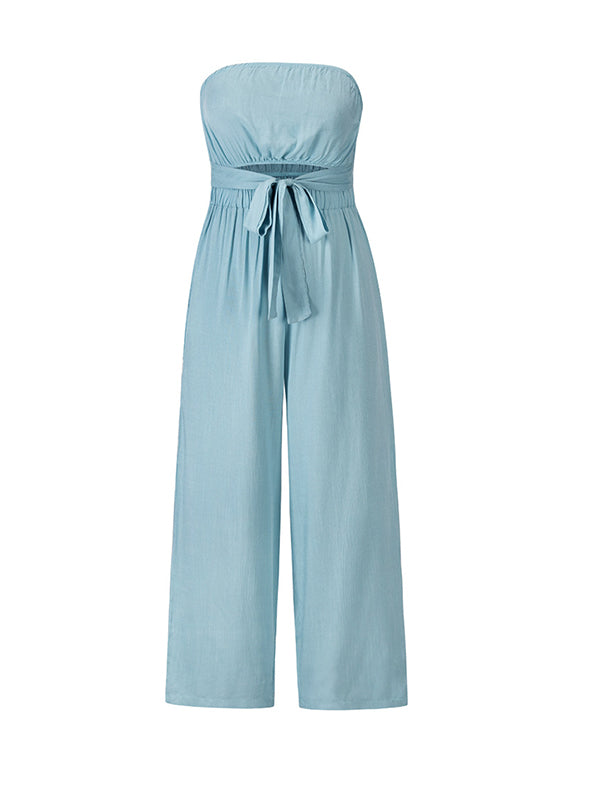 Airchics long combinaisons ceinture bustier taille haute mode plage