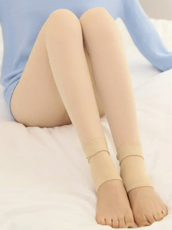 Airchics leggings molleton taille haute femme casual mode automne hiver