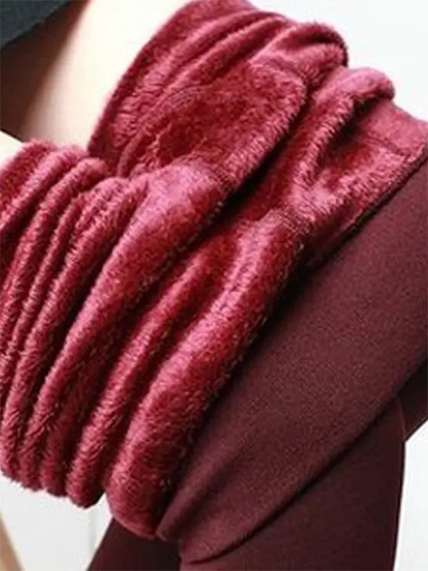 Airchics leggings molleton taille haute femme casual mode automne hiver