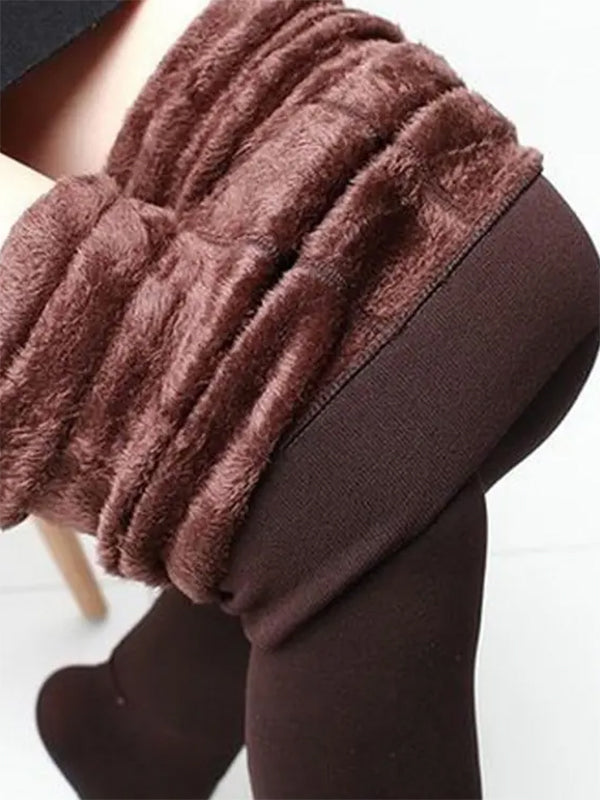 Airchics leggings molleton taille haute femme casual mode automne hiver