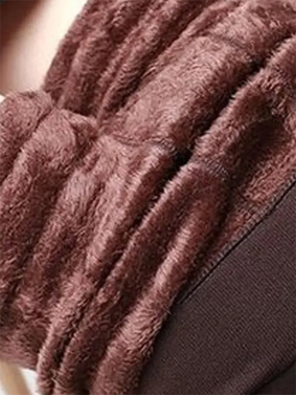 Airchics leggings molleton taille haute femme casual mode automne hiver