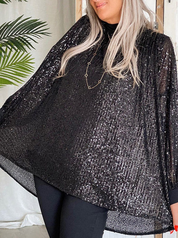 Airchics blouses élégant casual brillante paillette dos nu femme enceinte