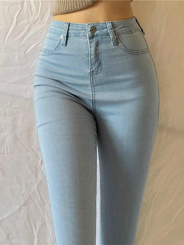 Airchics jean push up po taille haute slim mode femme pantalon