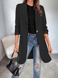 Airchics blazer mi-longue manches longues chic femme veste