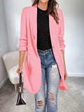 Airchics blazer mi-longue manches longues chic femme veste