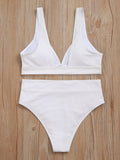 Airchics maillot de bain bretelle 2 pièces taille haute mode femme bikini