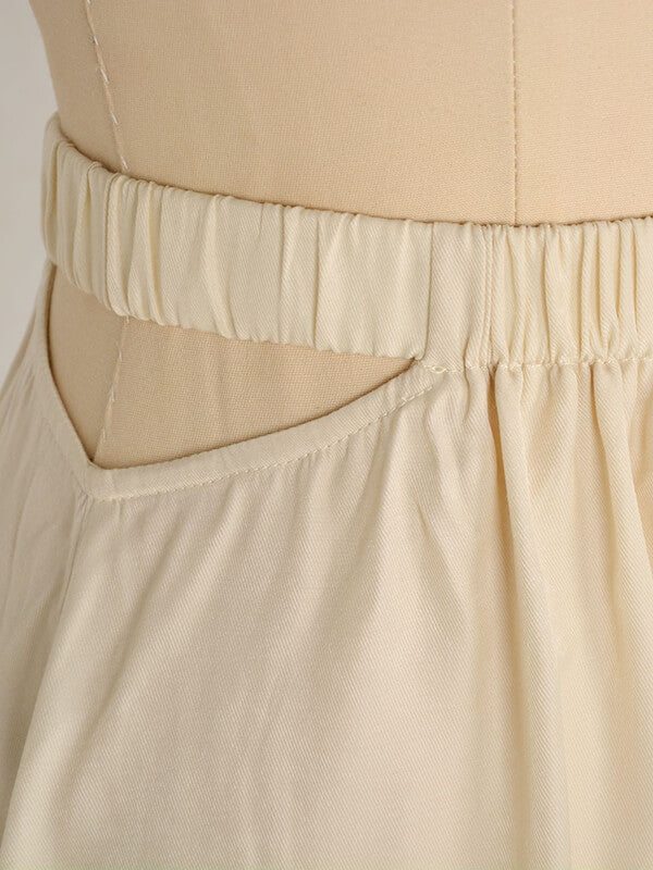 Airchics longue jupe trapèze taille élastique femme mode