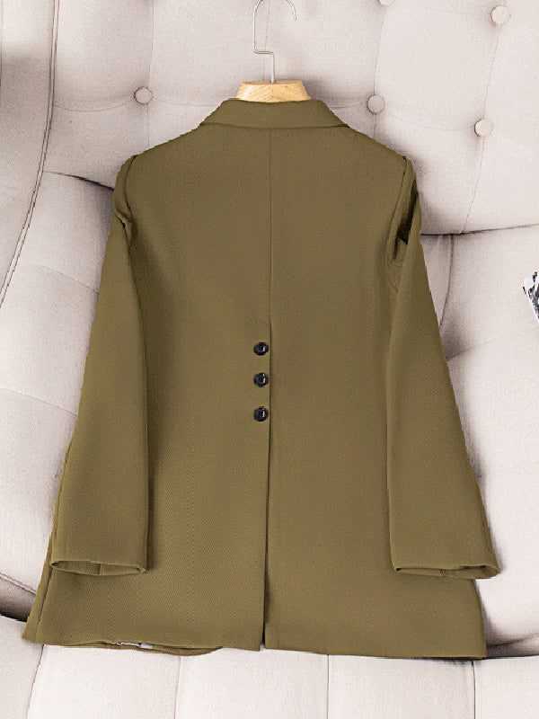 Airchics blazer avec poches manches longues femme style tailleur