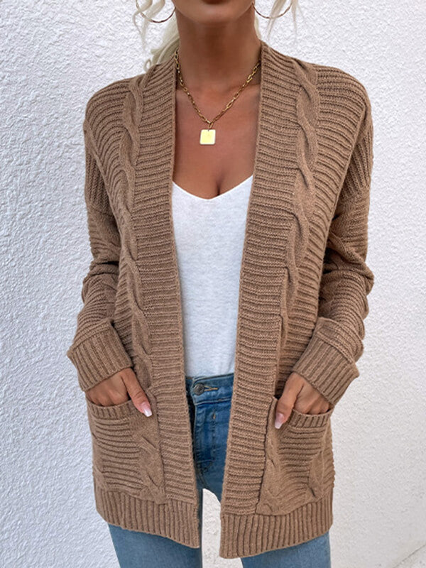 Airchics gilet avec poches femme décontracté oversized