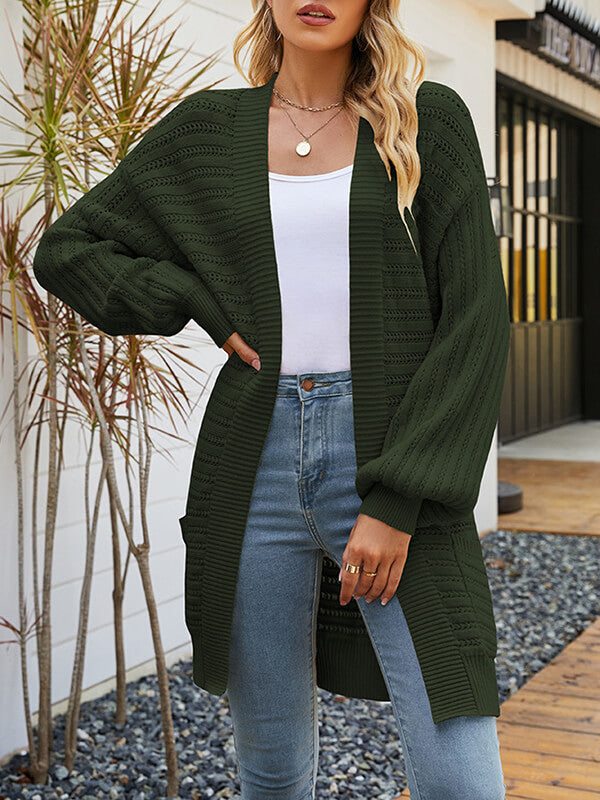 Airchics gilet avec poches manches bishop femme décontracté