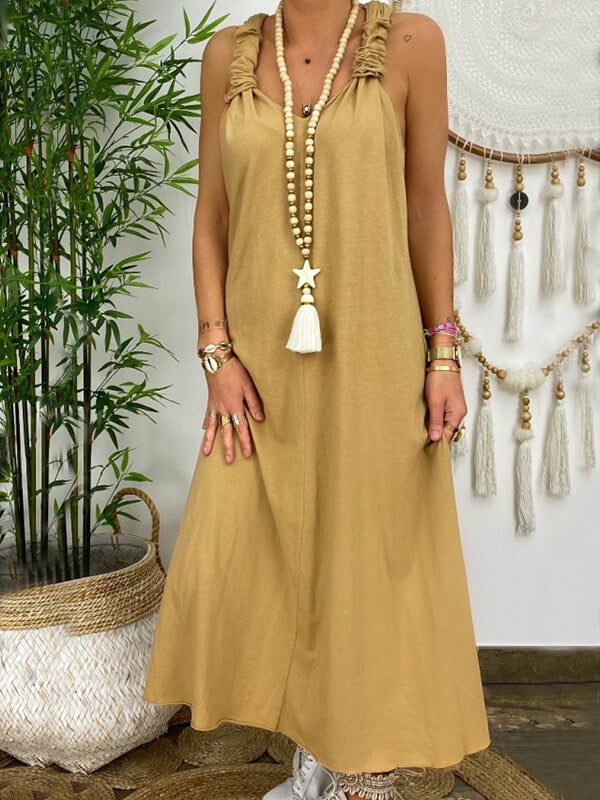 Airchics combinaison longue large ample décontracté femme salopette une pièce pantalon